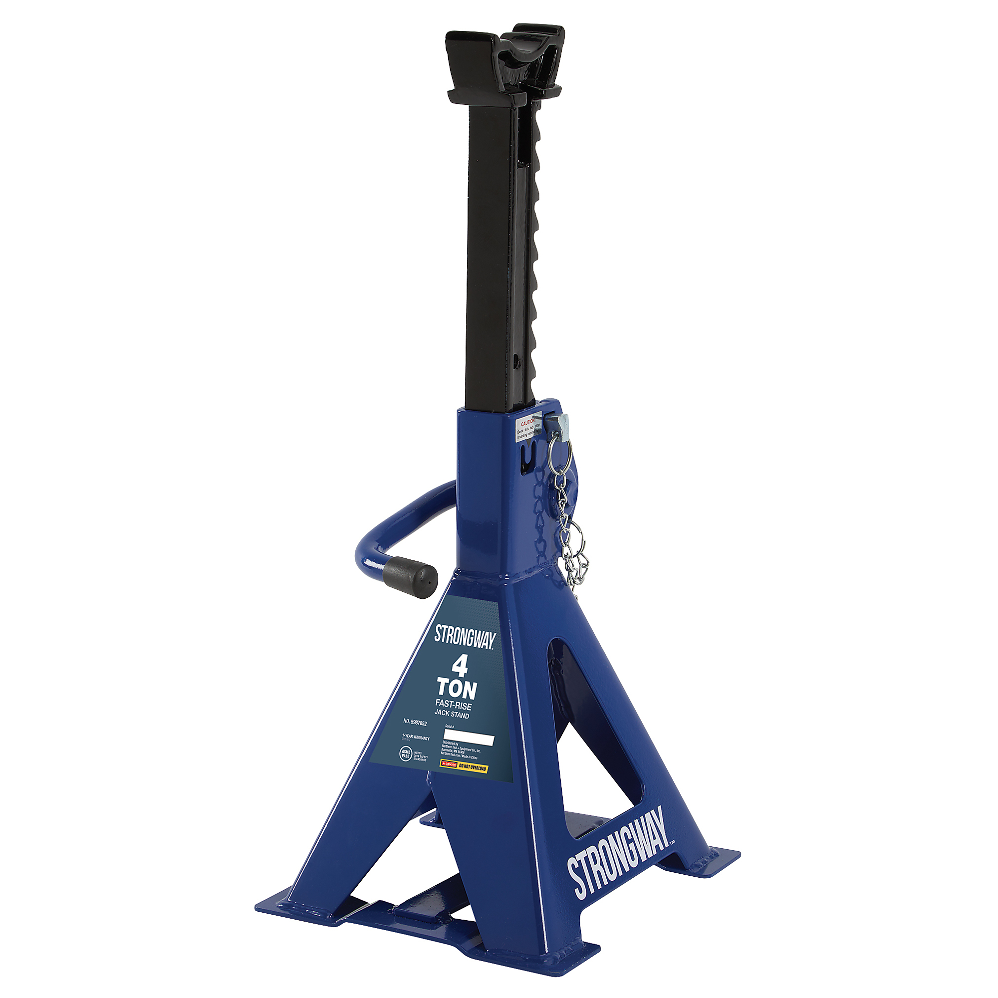 Strongway Quick-Rise Jack Stand, 4-Ton Capacity